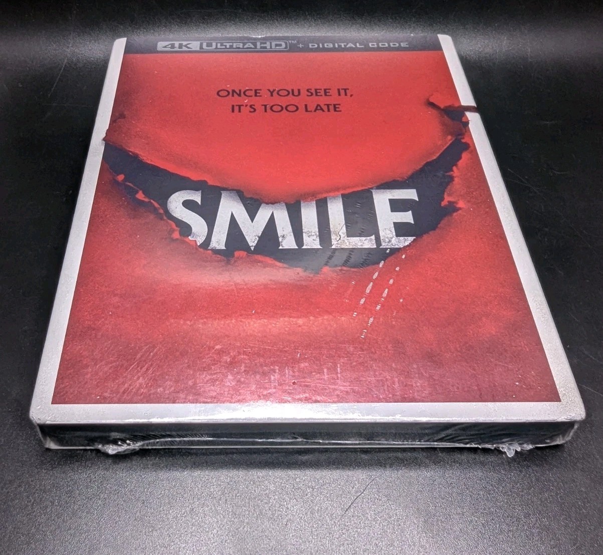 Smile STEELBOOK 4K UHD ONLY W/ DIGITAL CODE & SLIPCOVER BRAND NEW 2022