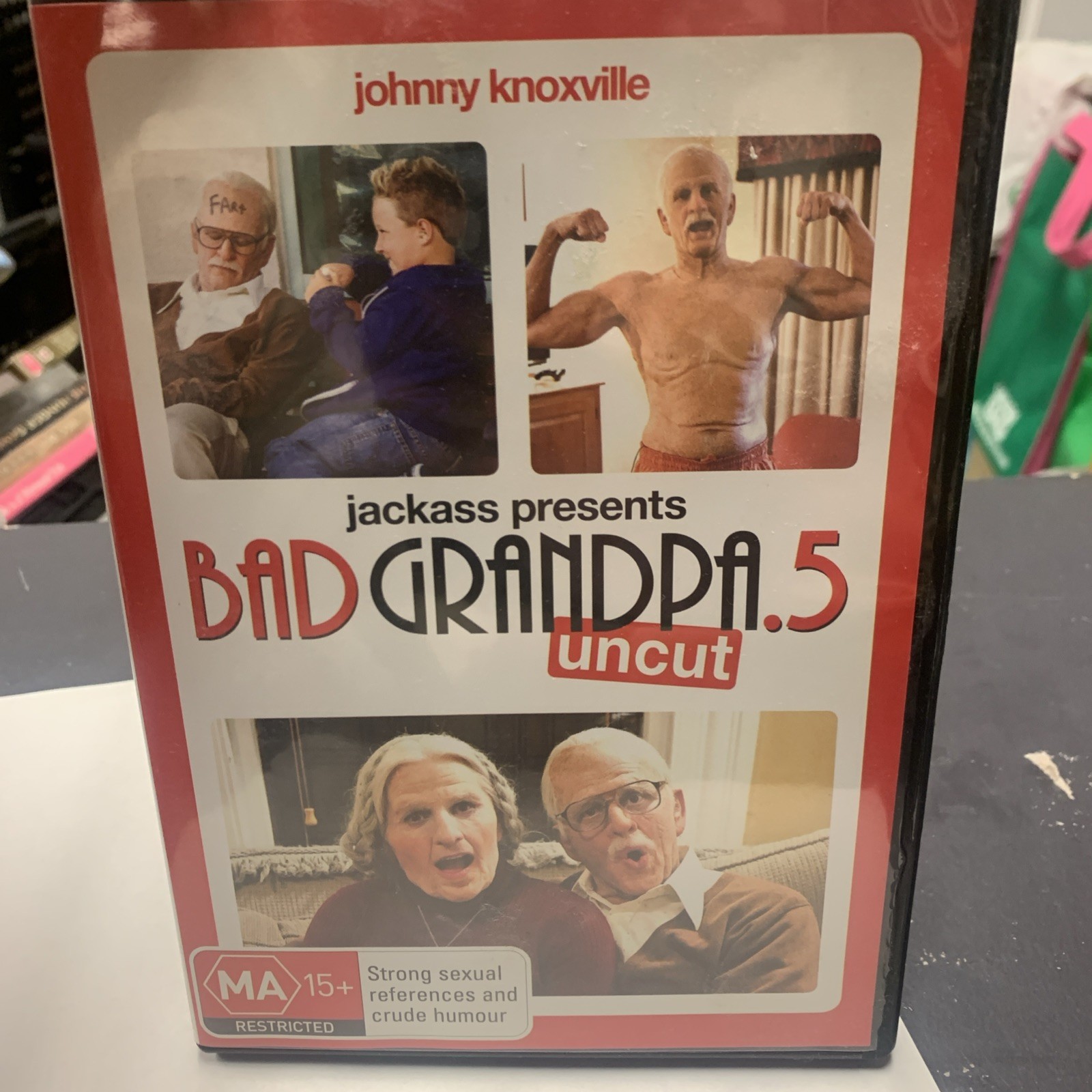 Jackass Presents – Bad Grandpa 5 (2014) Region 4 VGC Johnny Knoxville Free Post