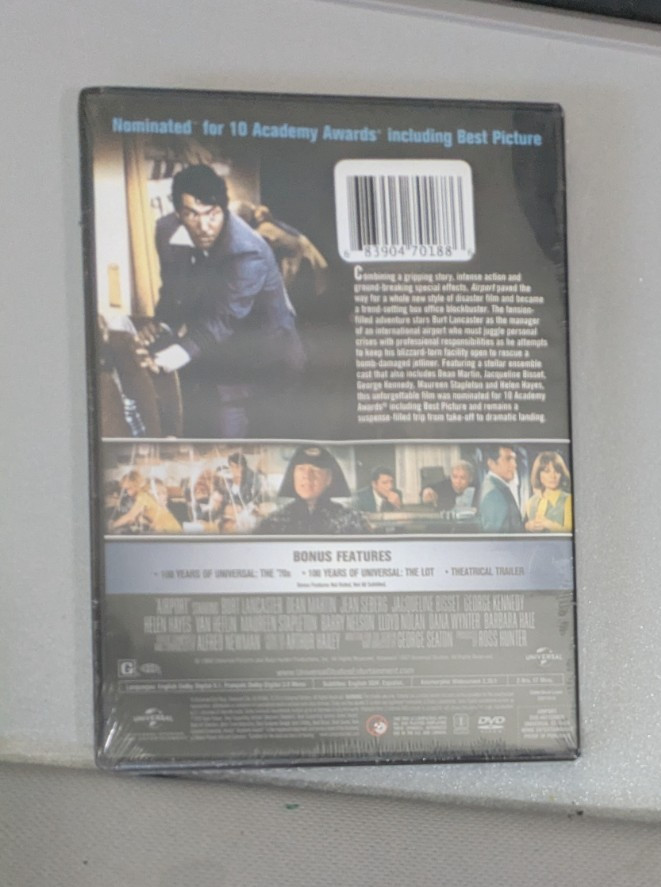 Airport (DVD, 1969, Widescreen) BRAND NEW & SEALED Burt Lancaster, Dean Martin