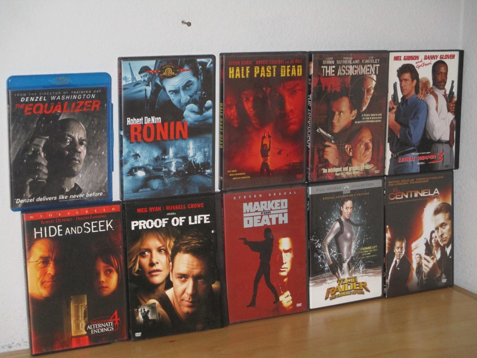 DVD’s Action and Adventure Lot of 10 Good With No Scratches Includes Many Action