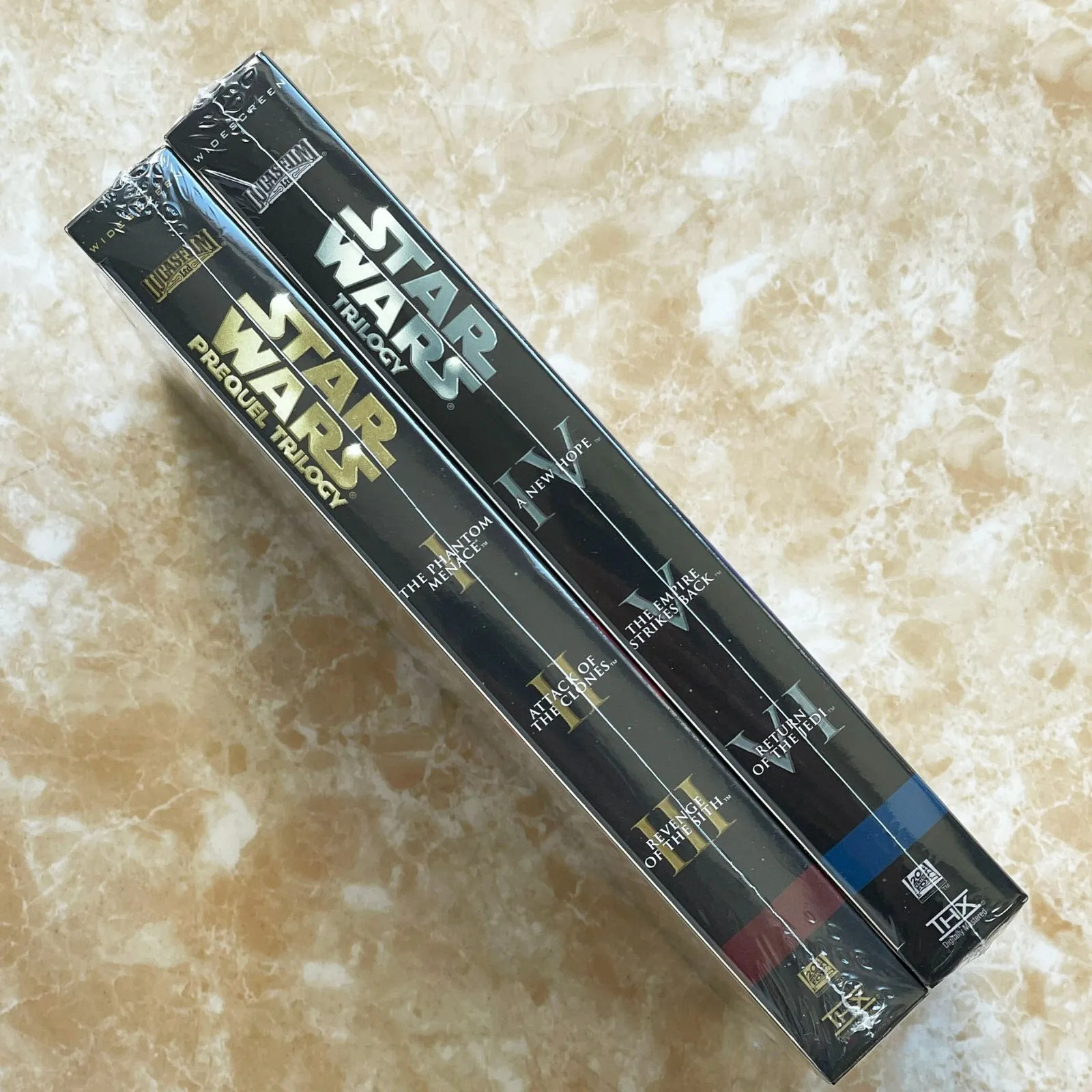 Star Wars Trilogy & Star Wars Prequel Trilogy 1-6 (DVD 12-Discs) New Sealed