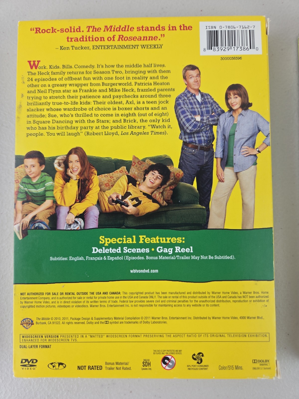 The Middle TV Show. Seasons 1, 2, 3, 4, 5