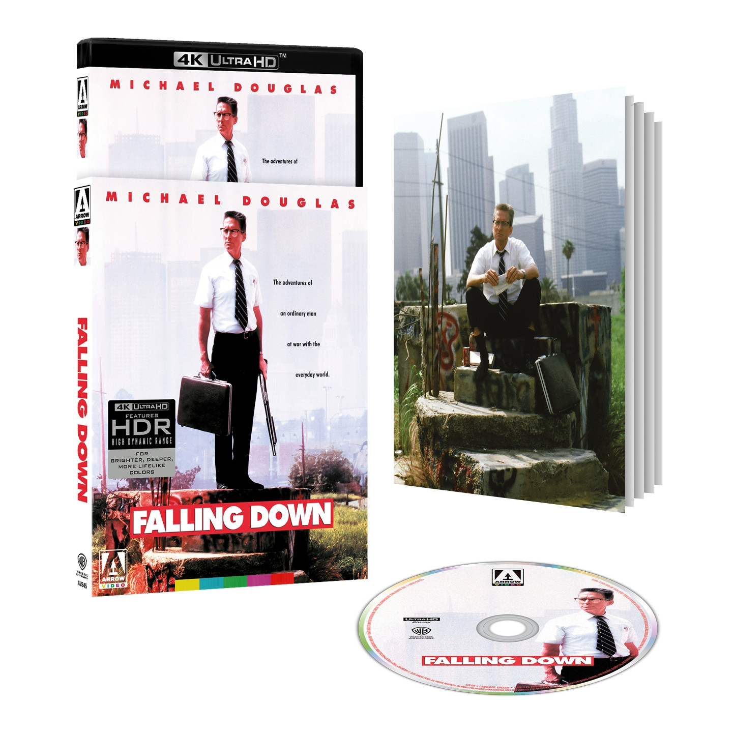 FALLING DOWN Michael Douglas Ltd Sealed 2026 MOVIE & EXTRAS 4K ULTRA HD BLU RAY