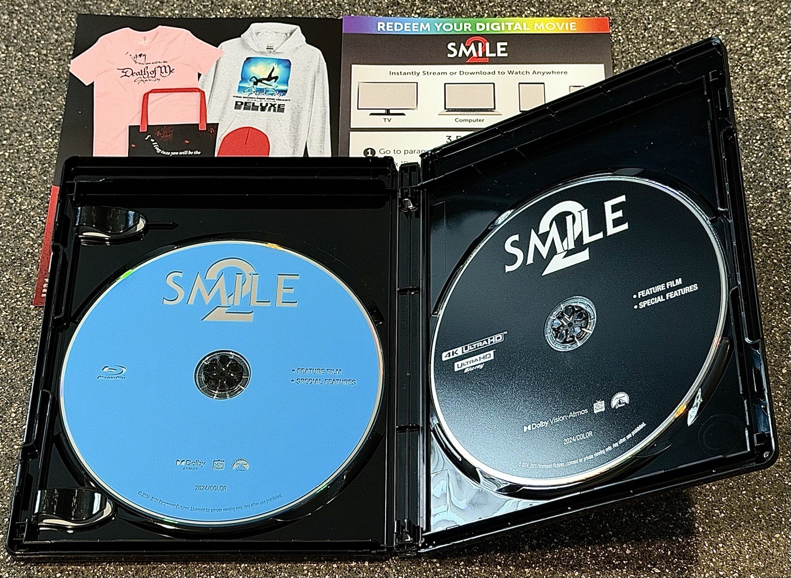 Smile 2 4K Ultra HD/Blu-Ray w/ Slipcover (2024) – FULLY TESTED/FREE SHIPPING!!
