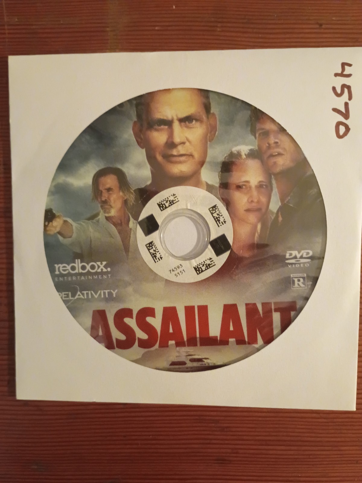 Assailant (DVD Disc Only, 2021) Pre-owned Disk Only Rdbx 4570