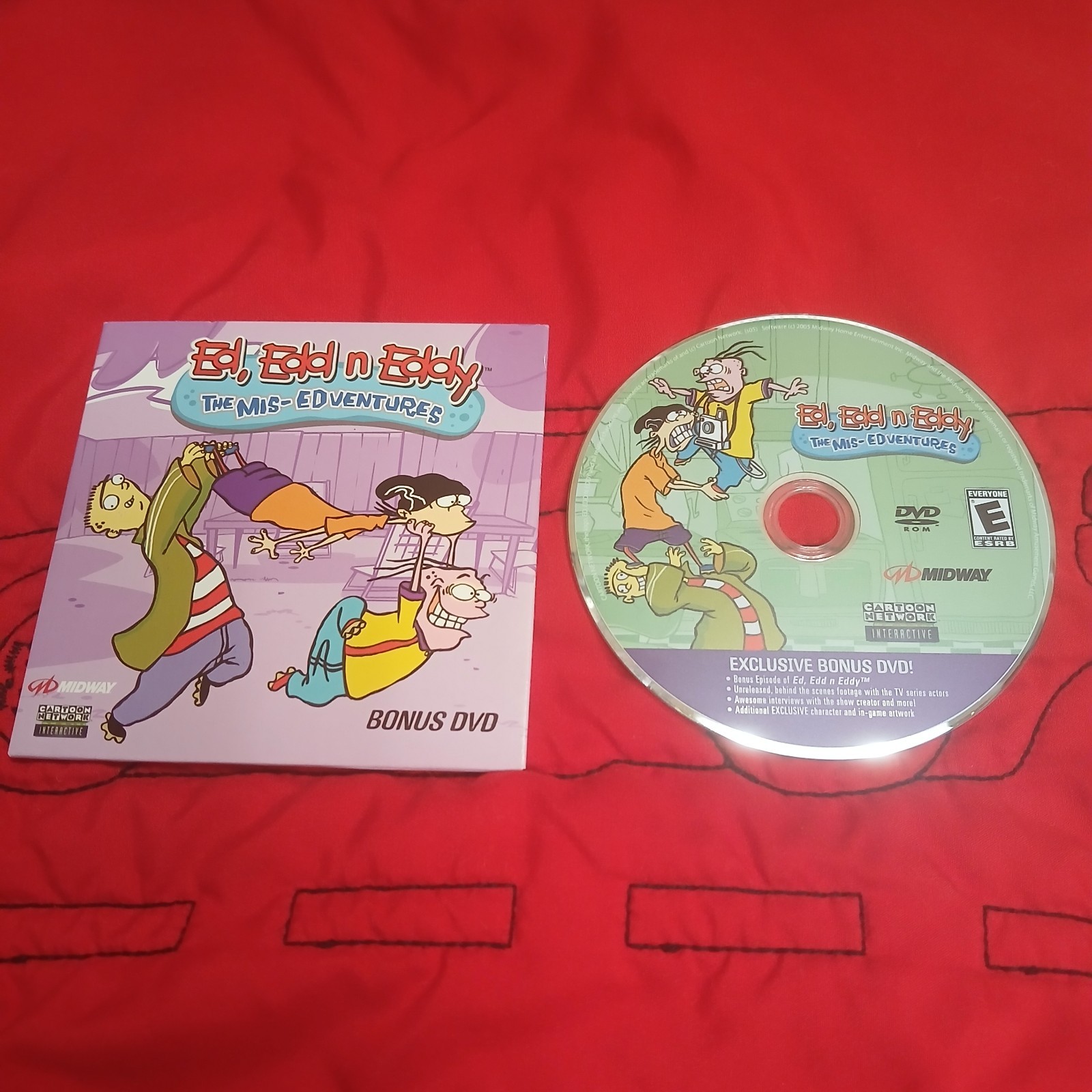 Ed, Edd n Eddy Rare Bonus DVD with Sleeve 2005 Mis-Edventures Promo Pre-Order