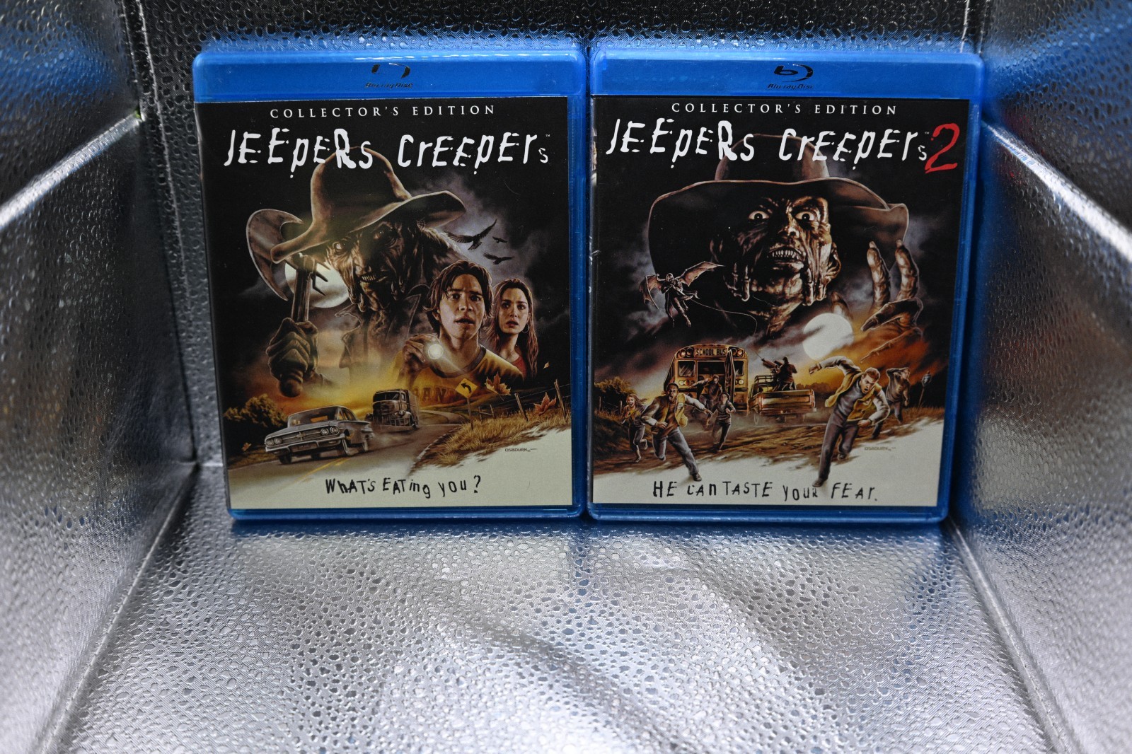 Jeepers Creepers 1 & 2 Scream Factory Blu-rays – used