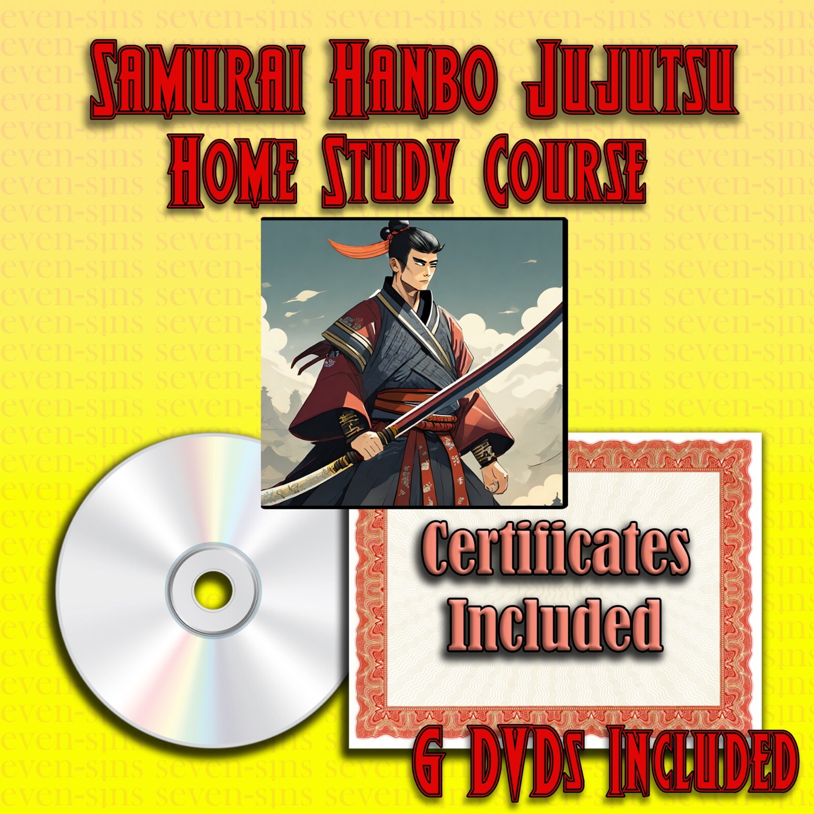 Home Study Course – Samurai Hanbo Jutsu Mastery (DVDs + Certificates)