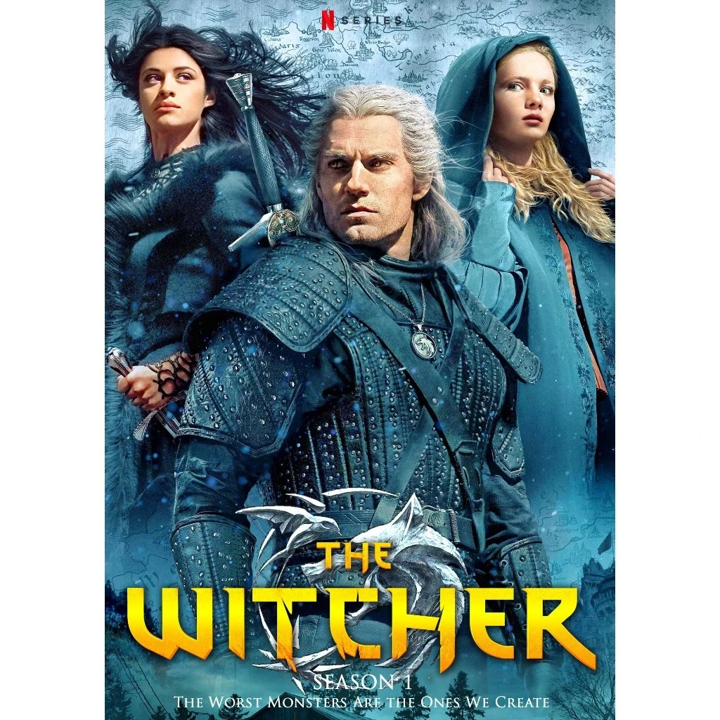 The Witcher (Season 1-4) | Custom DVD | 2019-2025 Fantasy Action Adventure Drama