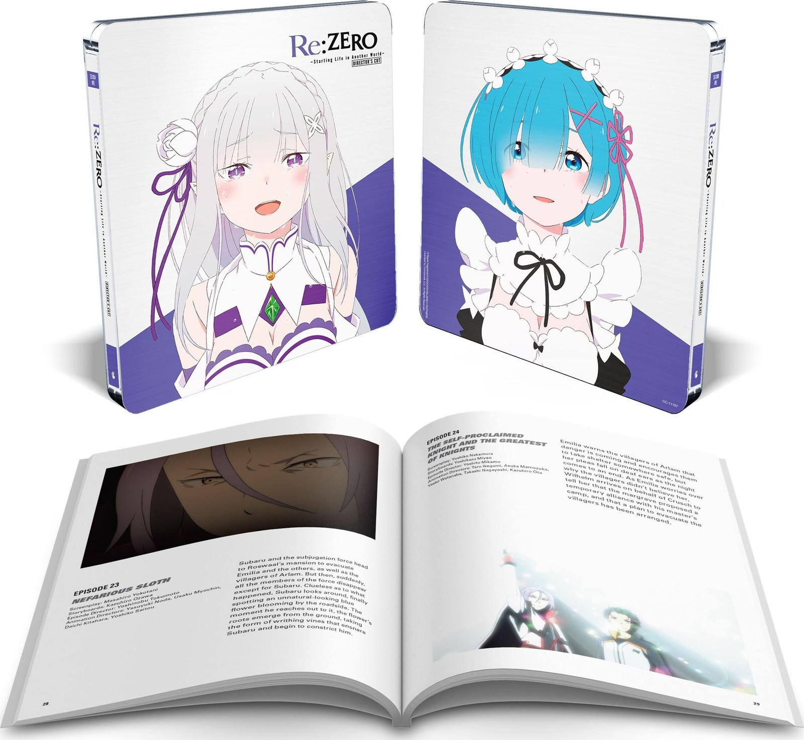 Steelbook Re:Zero – Starting Life In A New World – S1 (Blu-ray) NEW