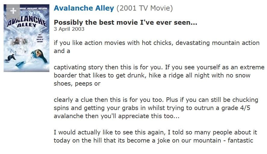 Avalanche Alley (DVD, 2001) Roger Corman,Ed Marinaro,Nick Mancuso,Tobias Mehler