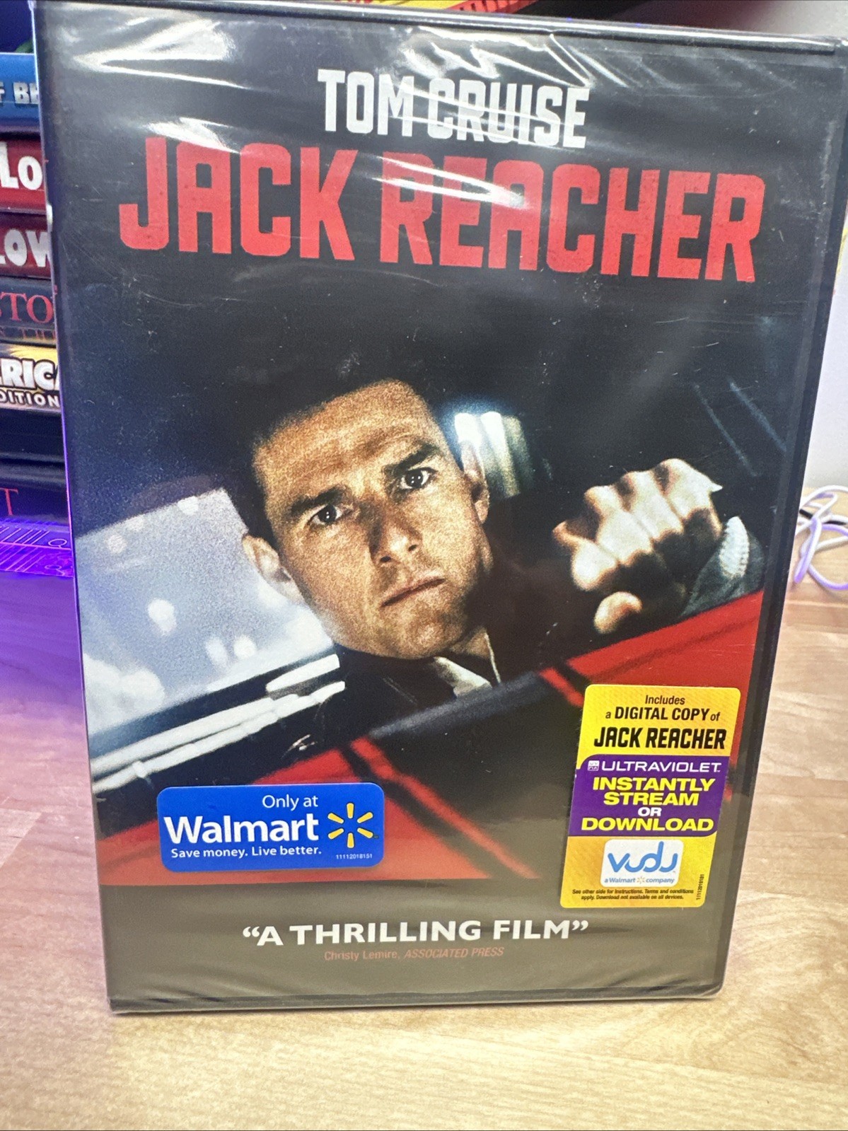 Jack Reacher DVD (2012) Tom Cruise NEW FACTORY SEALED Rare Alternate Cover