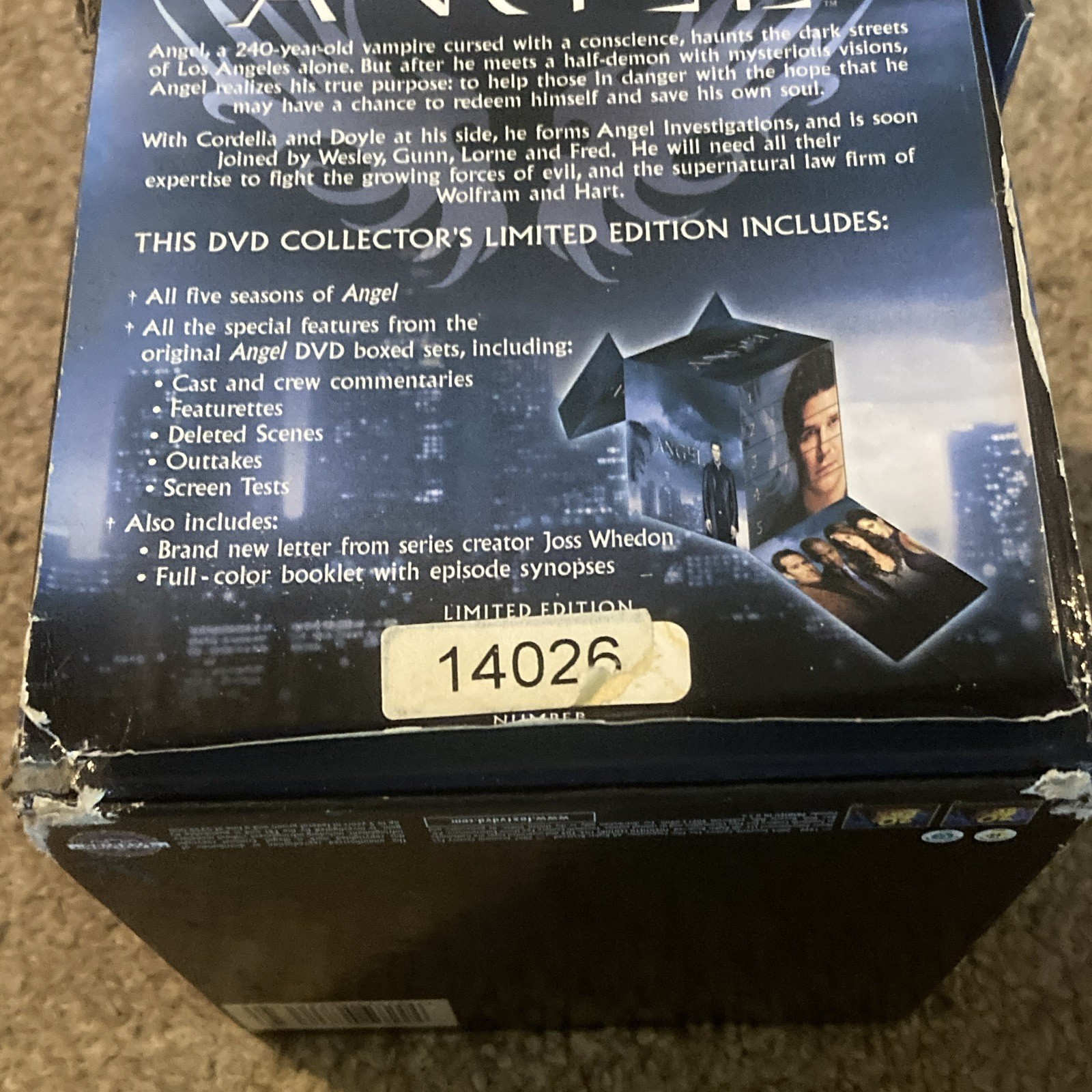 Angel Seasons 1-5 DVD Box Set 30-Disc Limited Collector’s Commentary Deleted