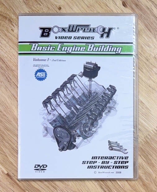 Basic Engine Building BoxWrench Mechanic Video Series DVD Vol. 1 – 2nd Edition