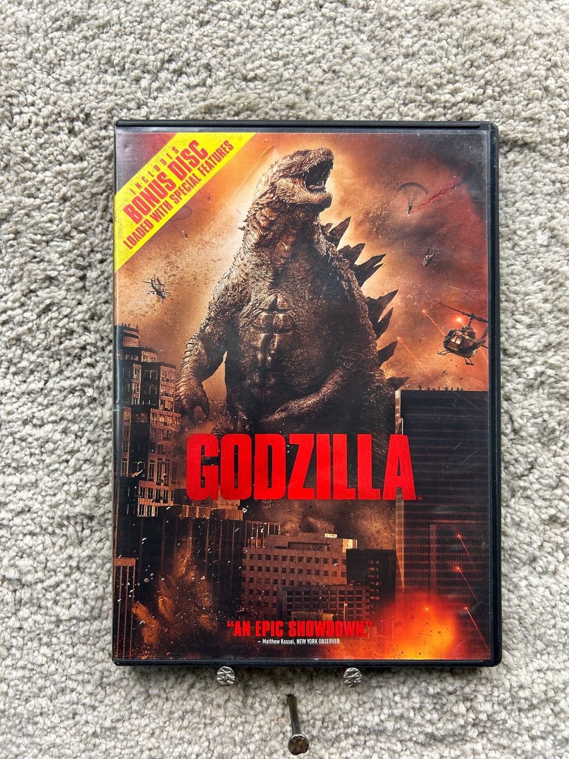 Godzilla DVD 2014 2-Disc Special Features Gareth Edwards Aaron Taylor-Johnson