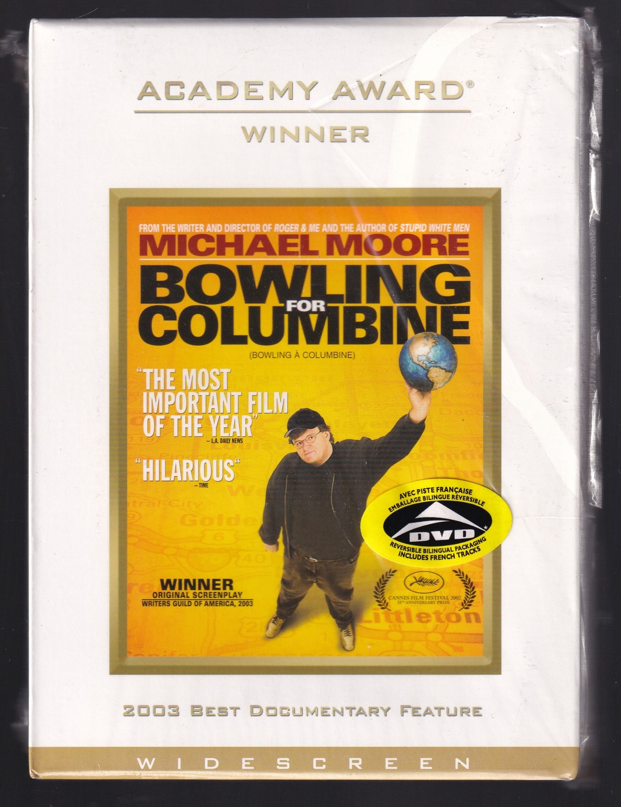 Bowling For Columbine DVD Michael More Documentary w/ Slipcover SEALED (M-118)