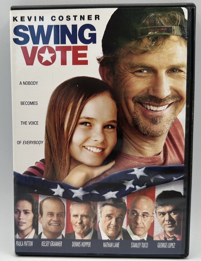 Swing Vote DVD Widescreen Kevin Costner Paula Patton Kelsey Grammer 2009