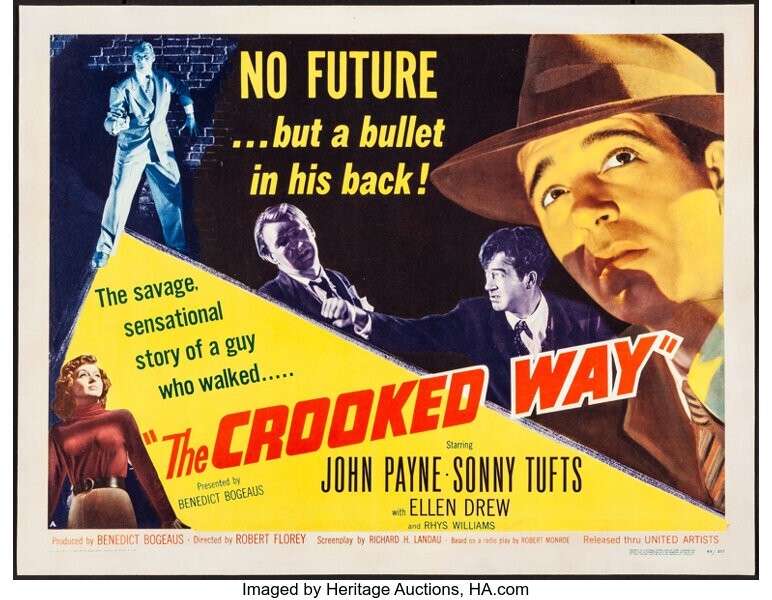 The Crooked Way (1949) 1080P BLURAY FILM NOIR CLASSIC