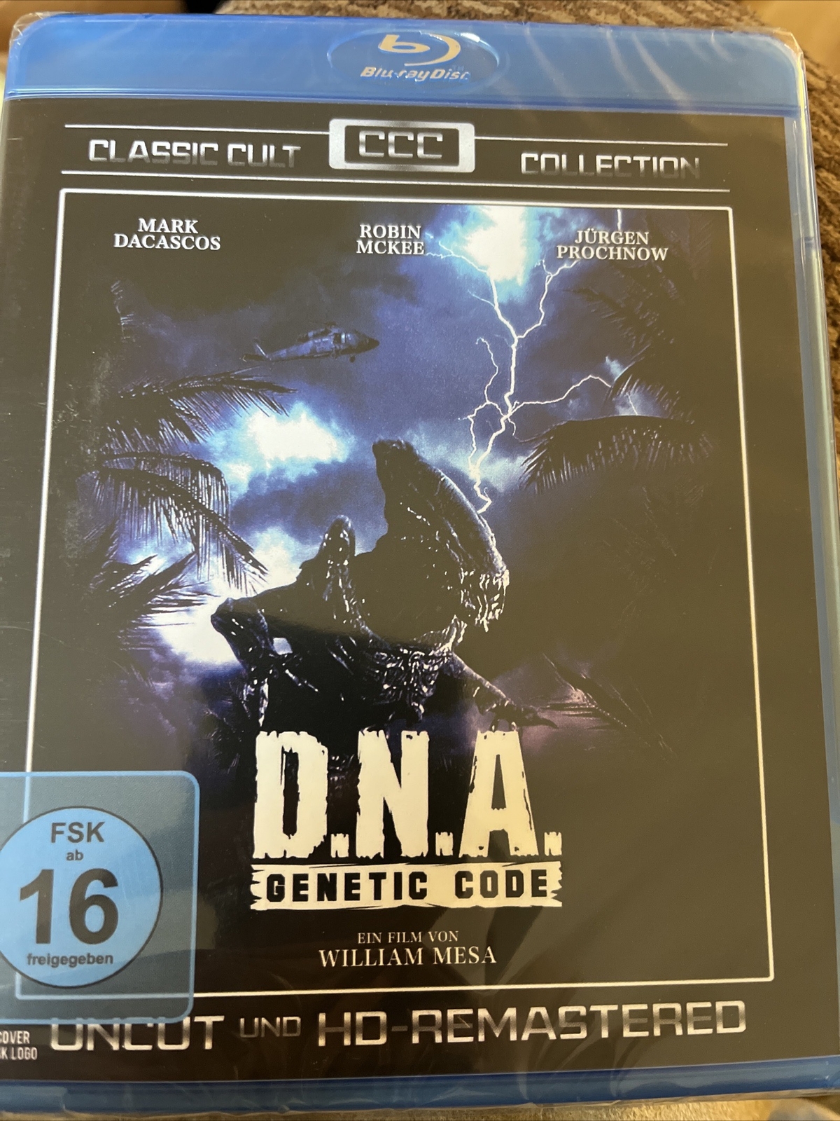 D.N.A. Genetic Code (Blu Ray Region Free) NEW Classic Cult Collection