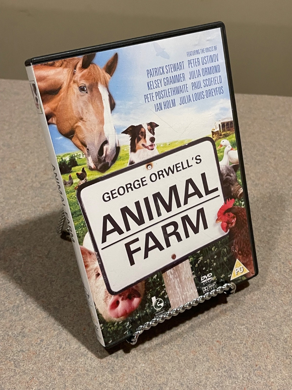 George Orwell’s Animal Farm (DVD 2007) Patrick Stewart Kelsey Grammer Ian Holm