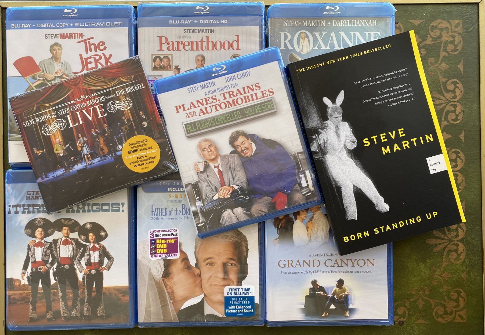 SEALED Blu-Ray BOX SET 8-Films Steve Martin AFI LIFE ACHIEVEMENT AWARD CD DVD