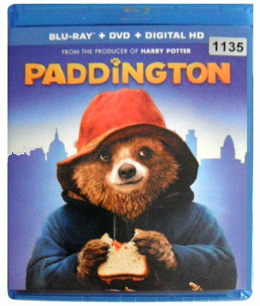 Paddington Blu-ray DVD 2014 2-Disc Set Animated Live Action Family Movie New