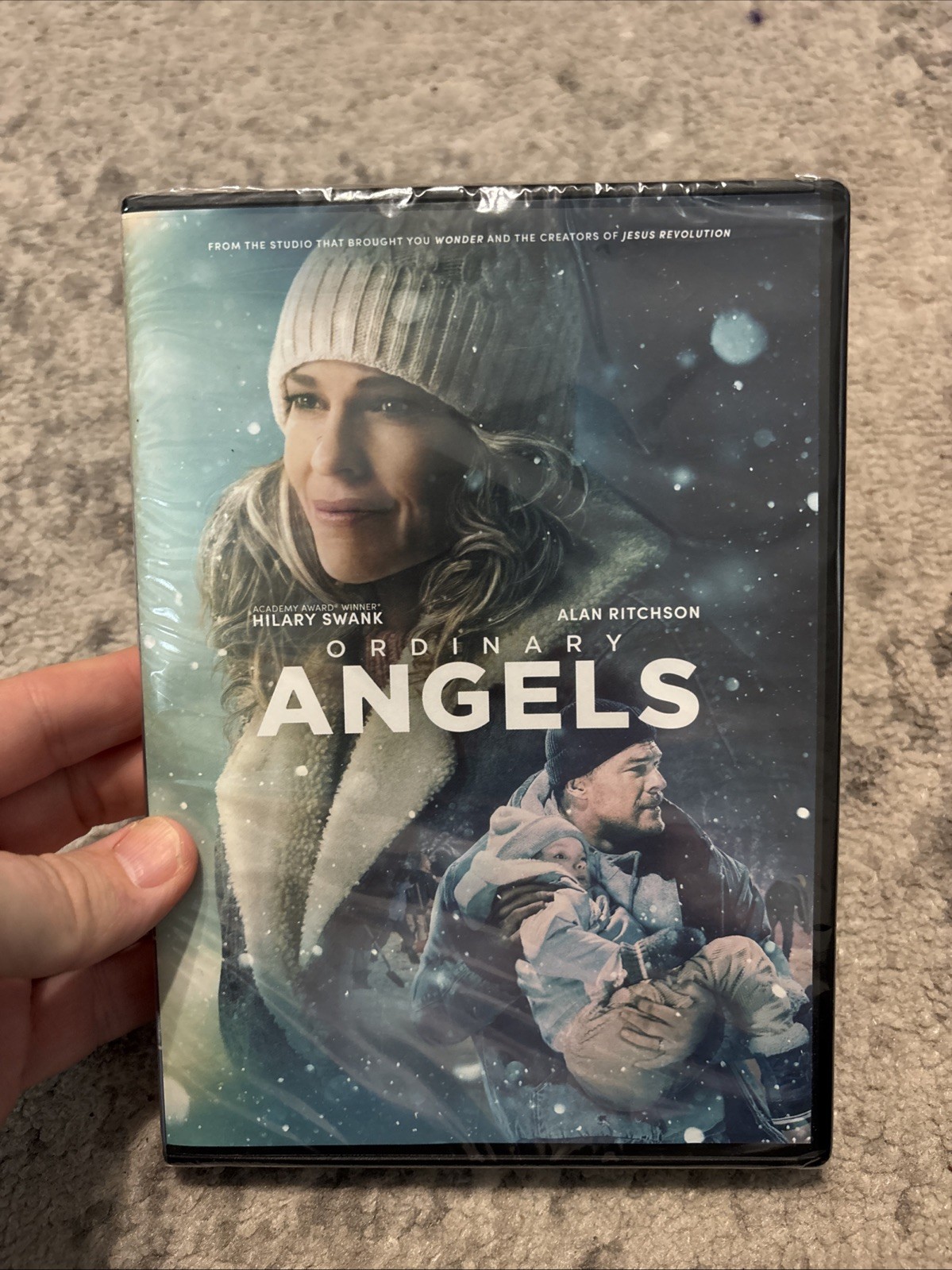 Ordinary Angels (DVD, 2024) Hilary Swank, Alan Ritchson – Brand New, Sealed!