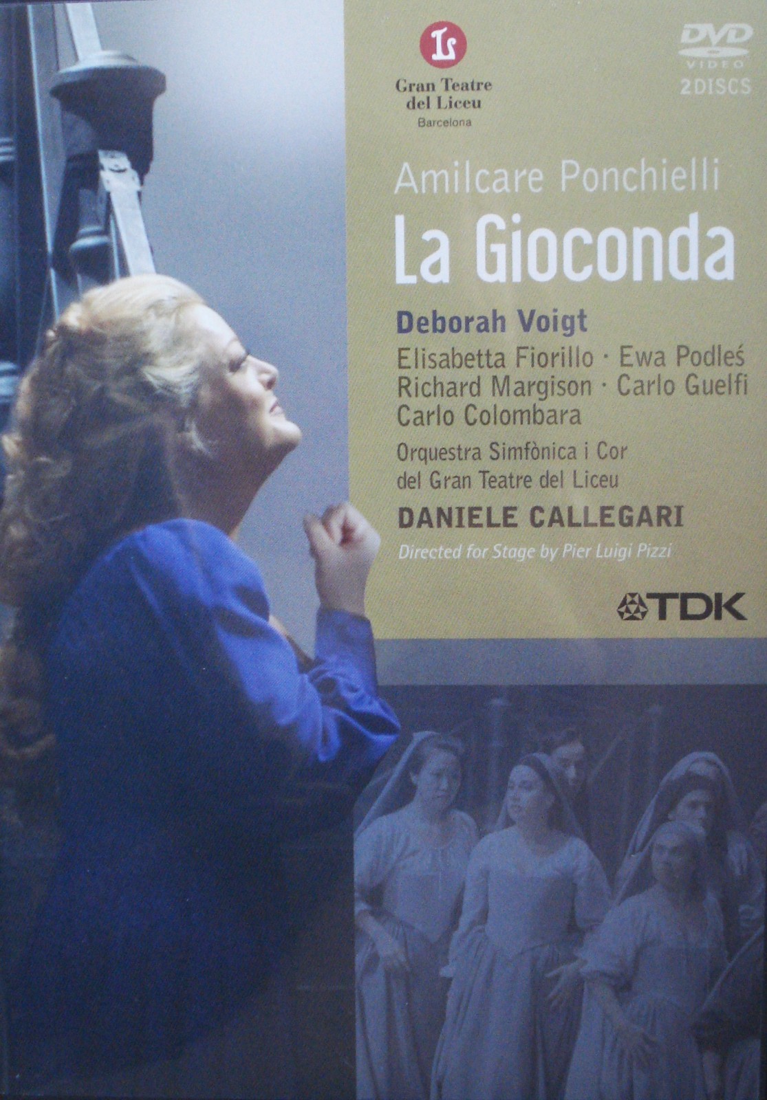 Amilcare Ponchielli – La Gioconda (DVD, 2006, 2-Disc Set) Like New Condition