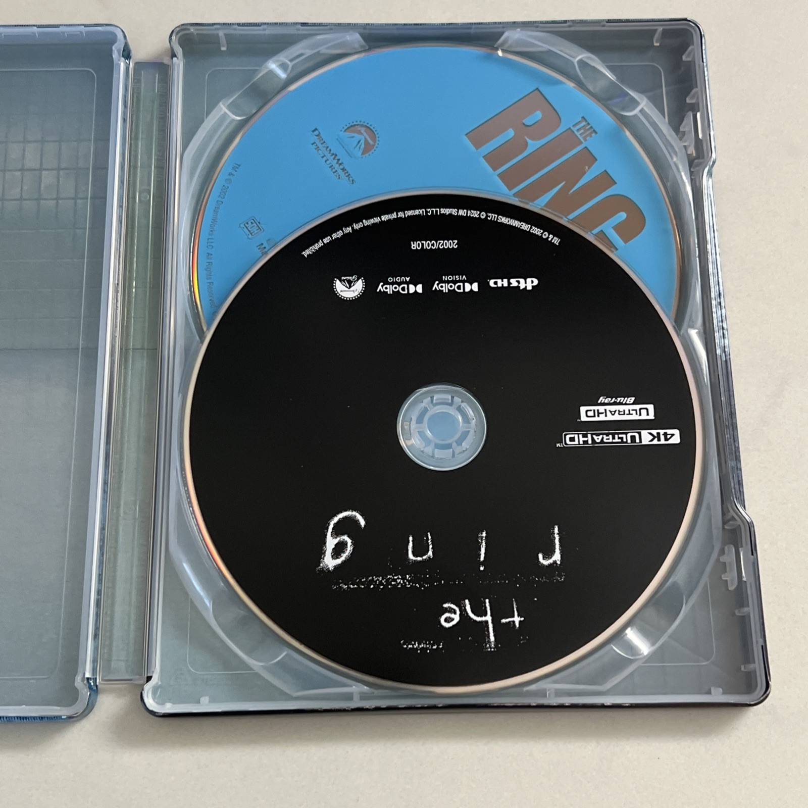 The Ring (4K UHD Steelbook) Very Good Condition – – ships in box