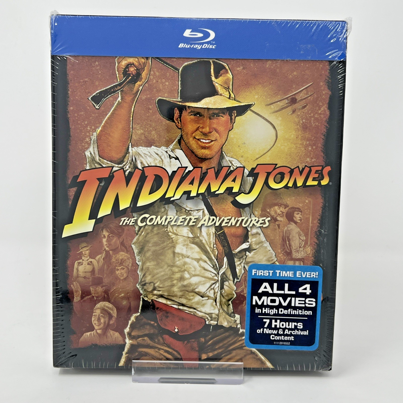 Indiana Jones: Complete Adventures 4-Films Blu-ray Raiders Temple Crusade Skull