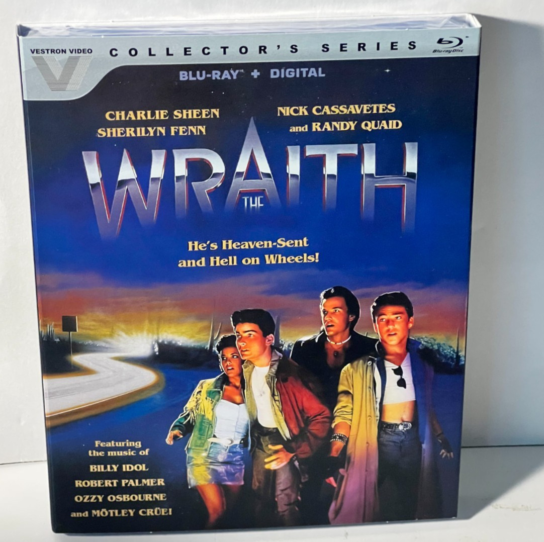 The Wraith (Blu-ray, 1986) New Charlie Sheen SCI-FI