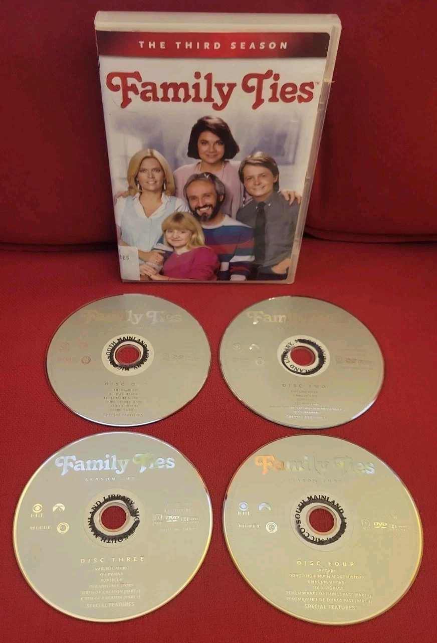 Family Ties: Season 1 2 3 4 5 Michael J. Fox DVD FORMER LIBRARY Justine Bateman