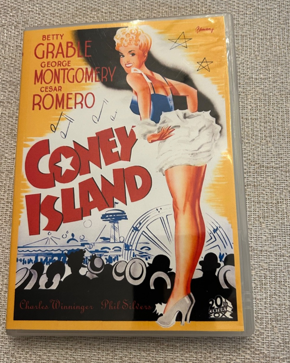 Rare 1990s Collectors Edition CONEY ISLAND 1943 Betty Grable Cesar Romero DVD