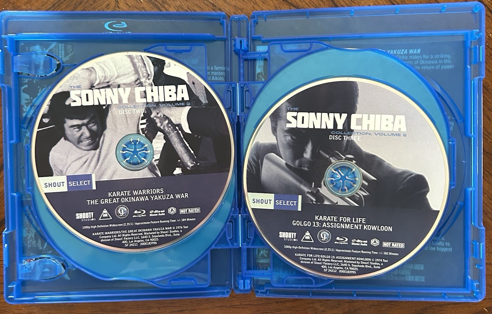 Shout! Studios Sonny Chiba Collection Vol 2 (Blu-ray) Box Set RARE OOP