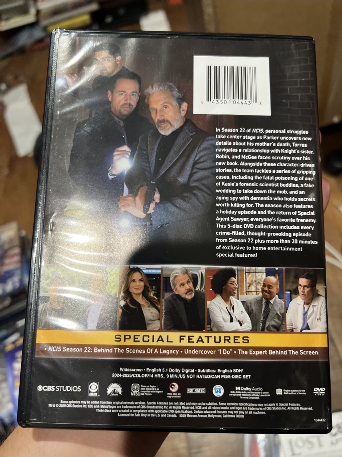 NCIS: Naval Criminal Investigative Service Twenty-Second Season 22 (DVD, 5-Disc)