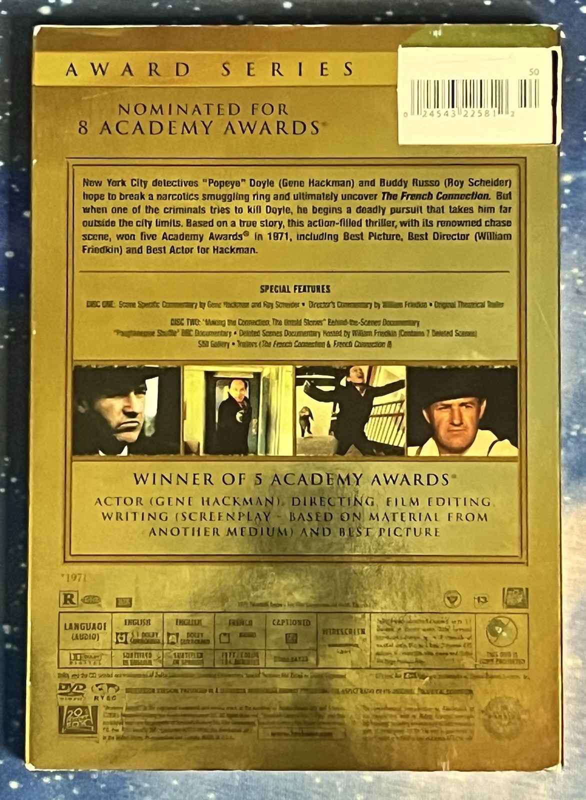 The French Connection 1971 DVD Gene Hackman William Friedkin New Still Sealed
