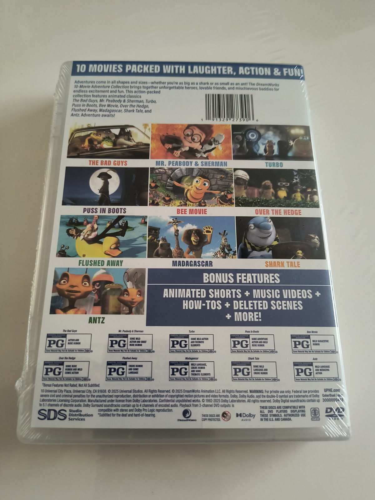 DreamWorks 10-Movie Adventure Collection DVD