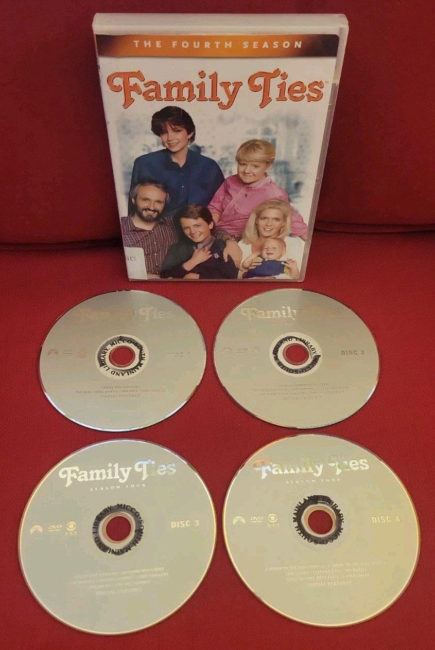 Family Ties: Season 1 2 3 4 5 Michael J. Fox DVD FORMER LIBRARY Justine Bateman