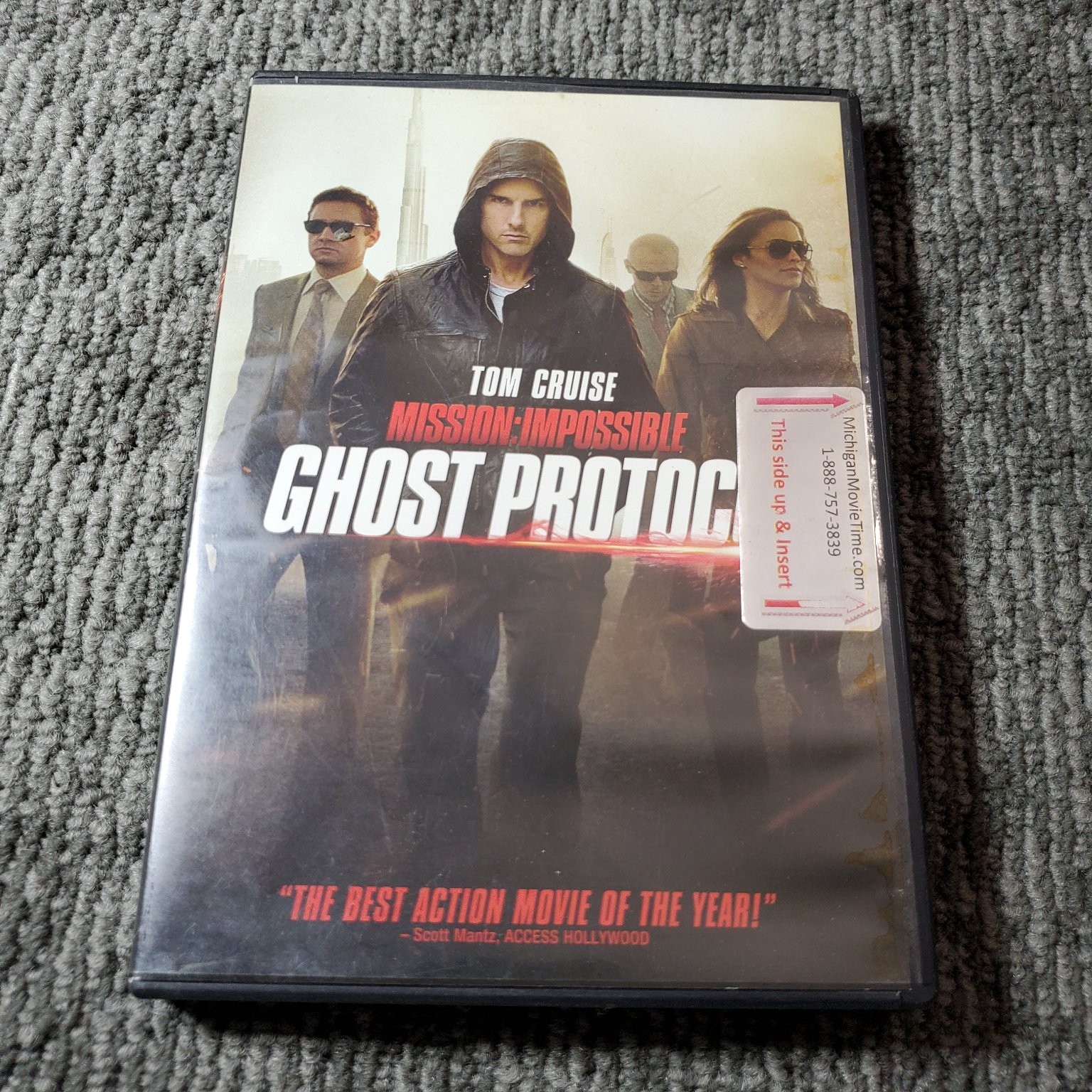 Mission: Impossible – Ghost Protocol DVD 2011 Tom Cruise Brad Bird Widescreen