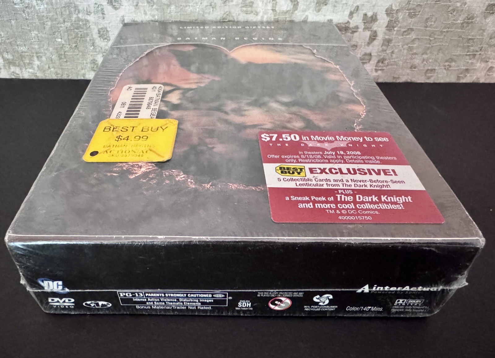 BATMAN BEGINS 2 DVD Disc SPECIAL LIMITED EDITION Gift Set BRAND NEW SEALED WRAP