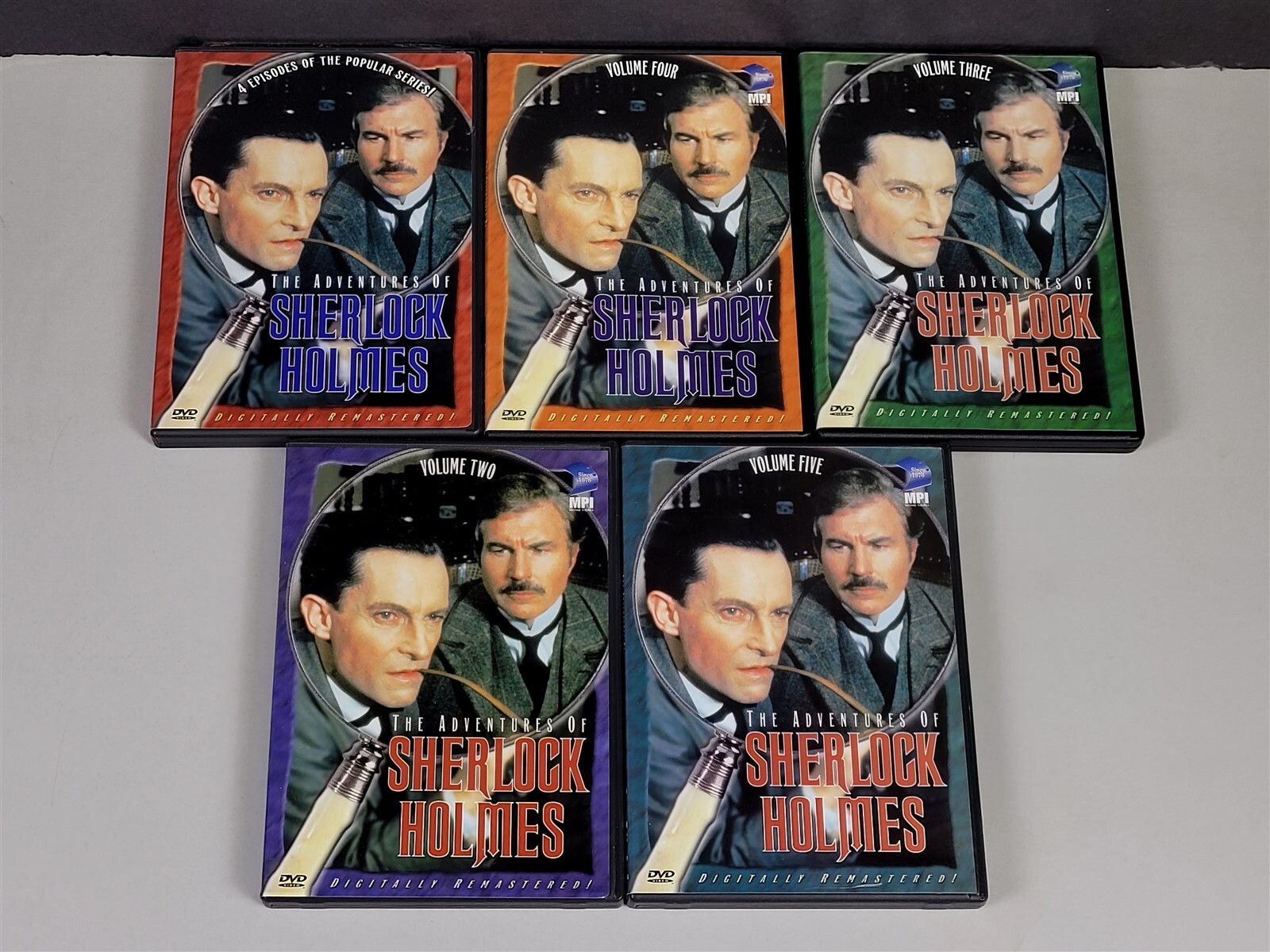 Granada Media DVD Video The Adventures Of Sherlock Holmes Volume 1-5 ~ T523C