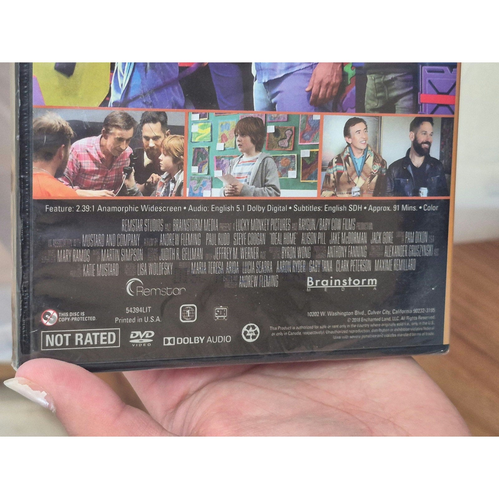 Ideal Home (DVD 2018) Paul Rudd Steve Coogan Brand New Factory Sealed 91 Min s32
