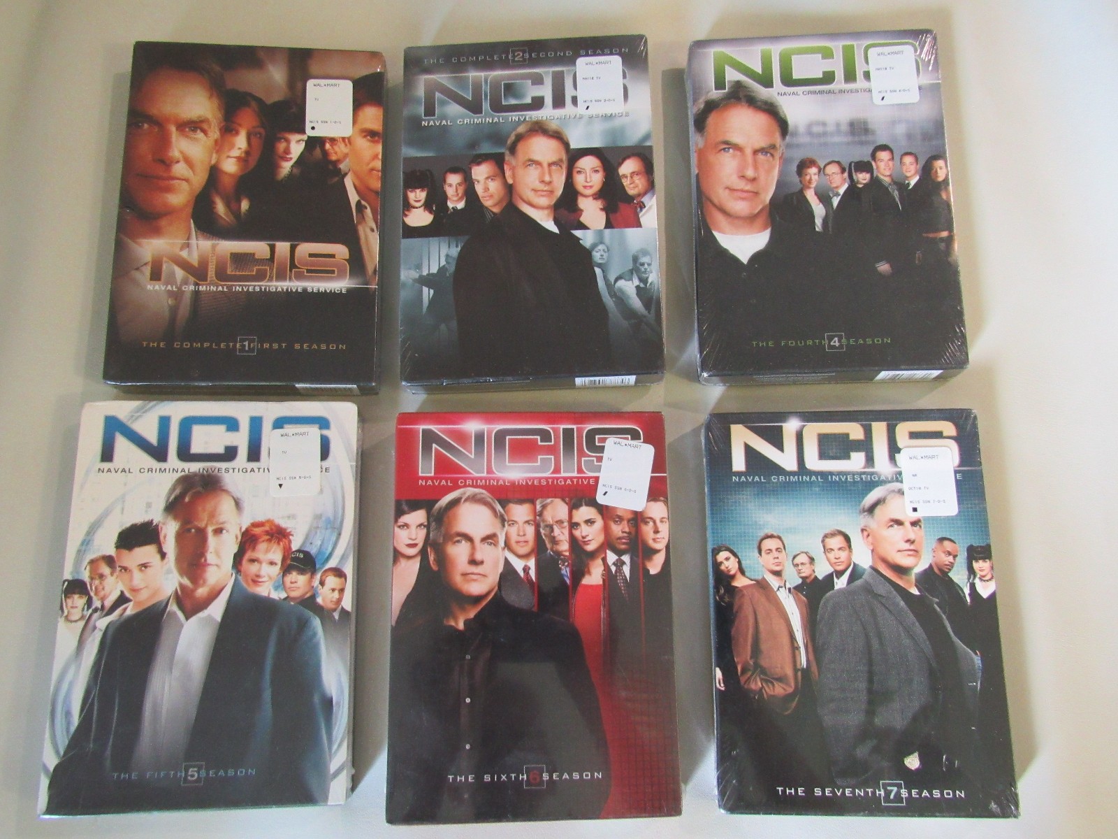NCIS Six Seasons DVD Boxed Set New Factory Sealed Seasons 1, 2, 4, 5, 6, 7
