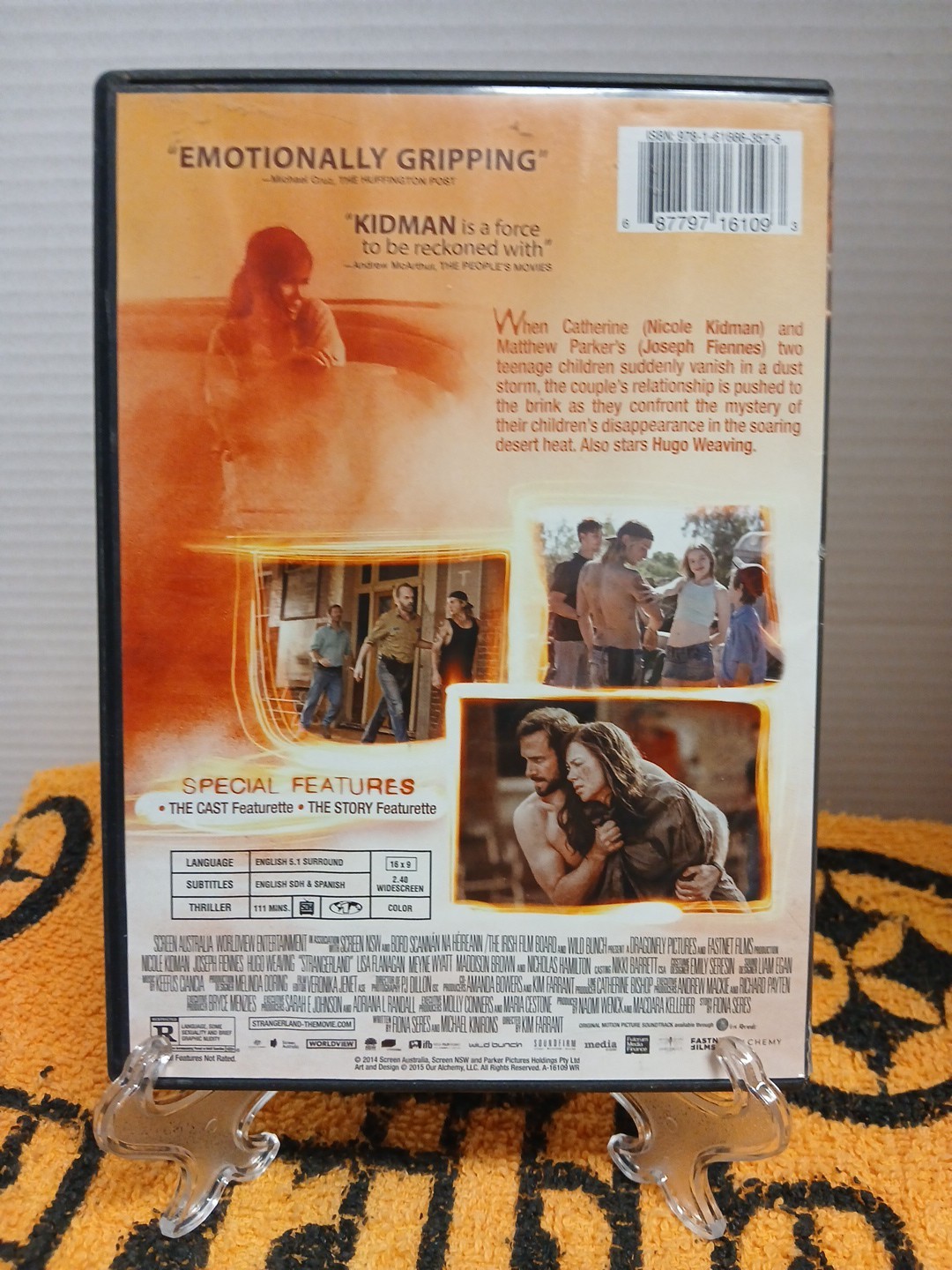 Strangerland (2014 DVD 111 Min Rated R) Nicole Kidman Joseph Fiennes