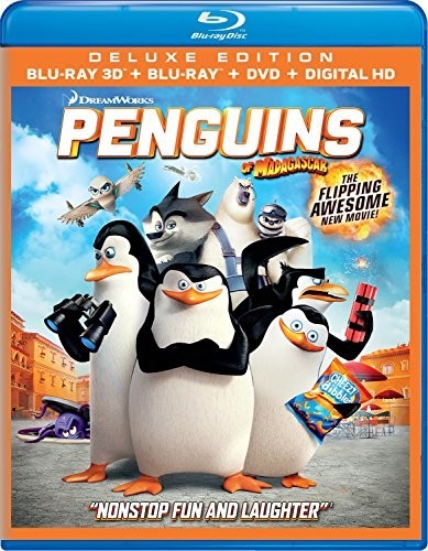 PENGUINS OF MADAGASCAR THE MOVIE (Blu-ray, 2014) Blu-Ray 3D Blu-Ray – DVD NEW