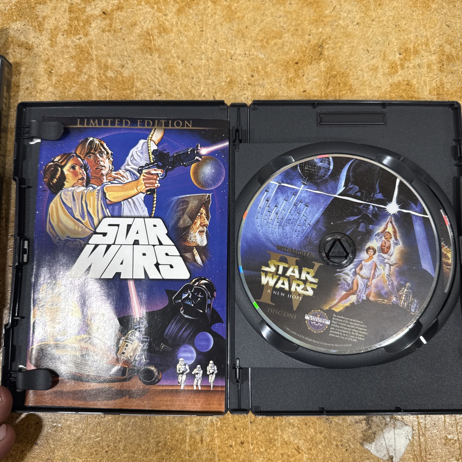 Star Wars: Episodes 1-6 DVD Set, Full Screen, Digitally Mastered. 9 disc set.