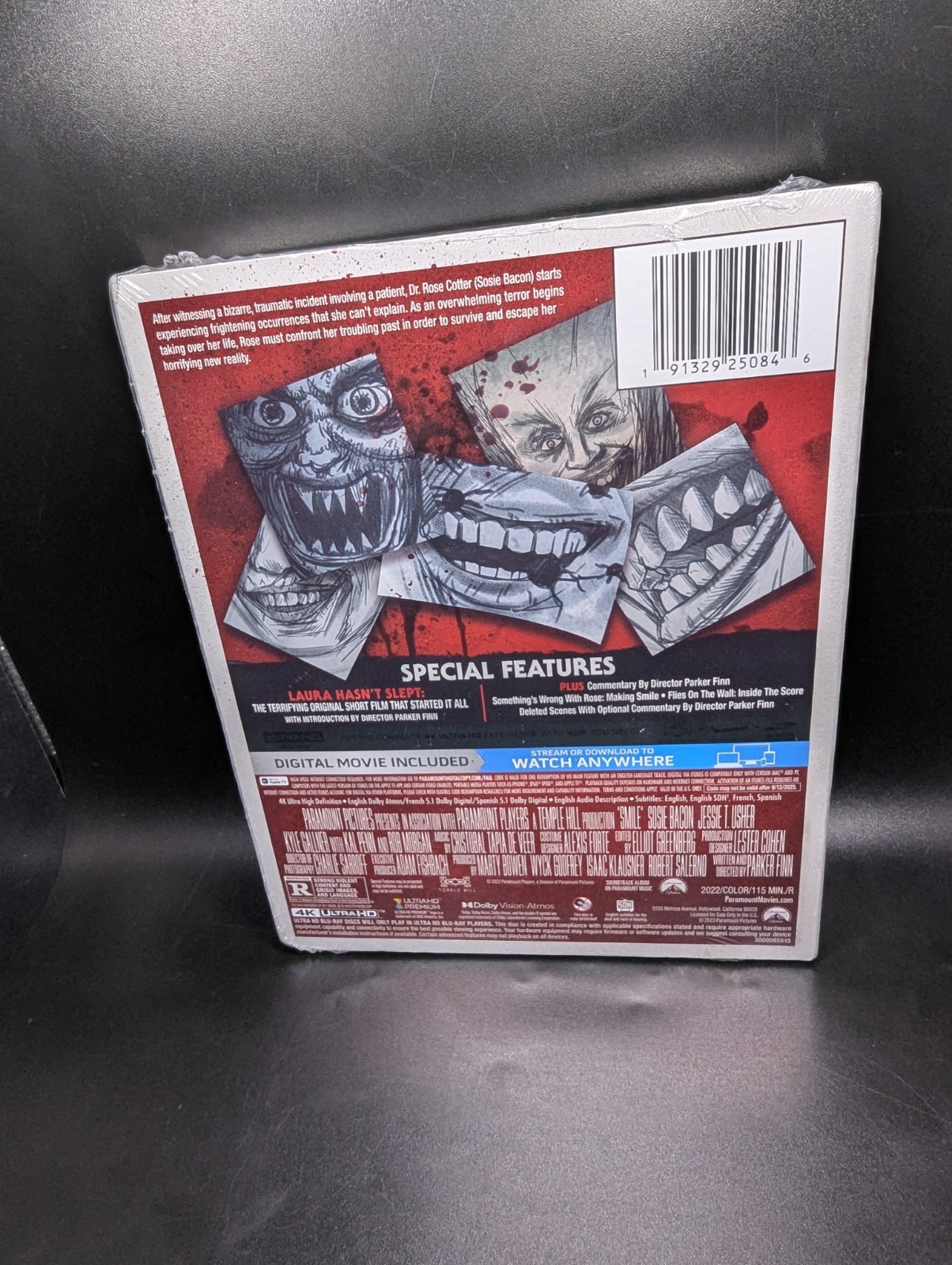 Smile STEELBOOK 4K UHD ONLY W/ DIGITAL CODE & SLIPCOVER BRAND NEW 2022