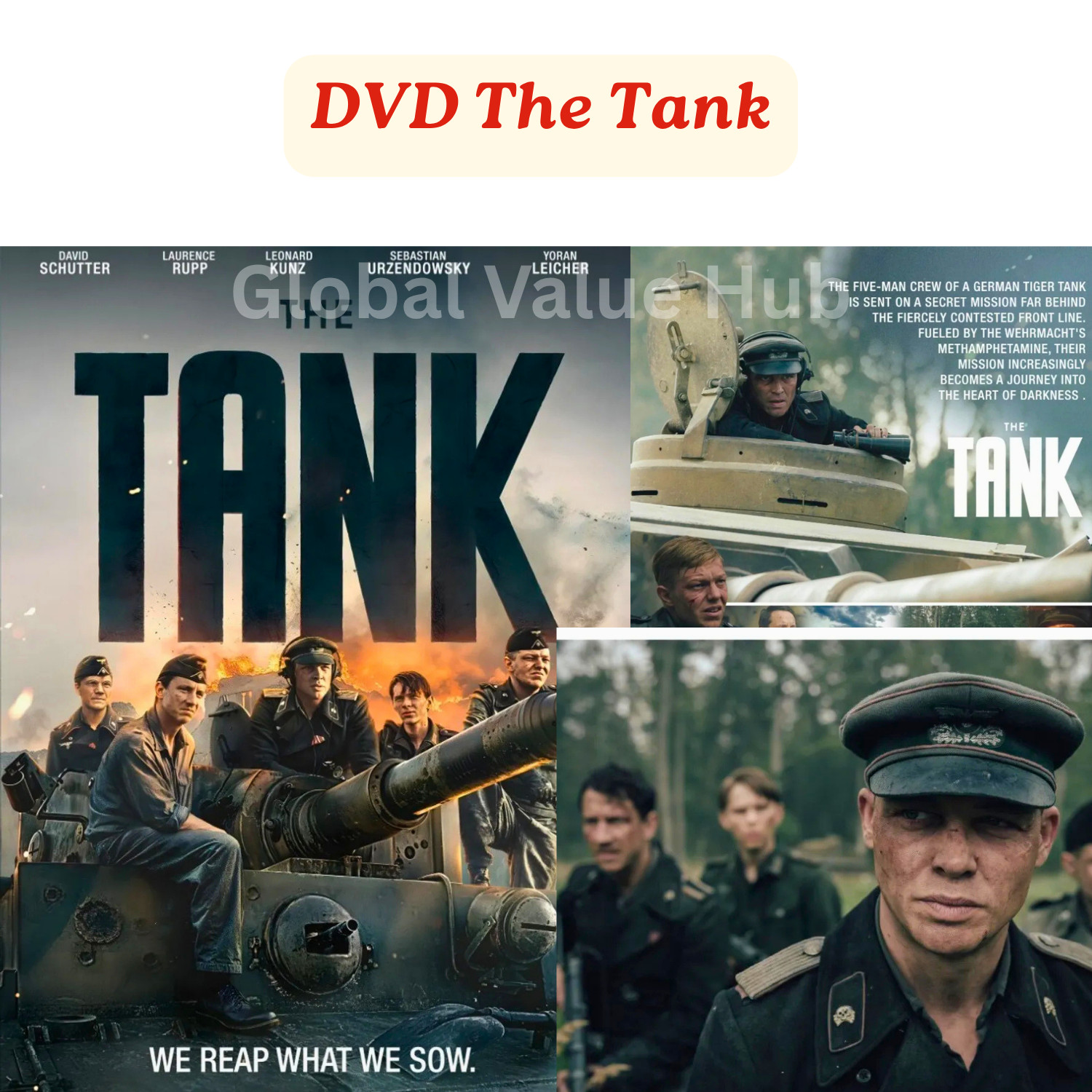 The Tank DVD 2025 Der Tiger WWII War Movie English Sub Region Free