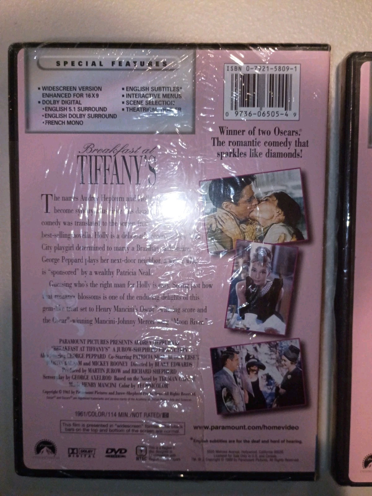 2 LOT – Breakfast at Tiffany’s Widescreen Collection Rated NR NOS 👀 Mint Sealed