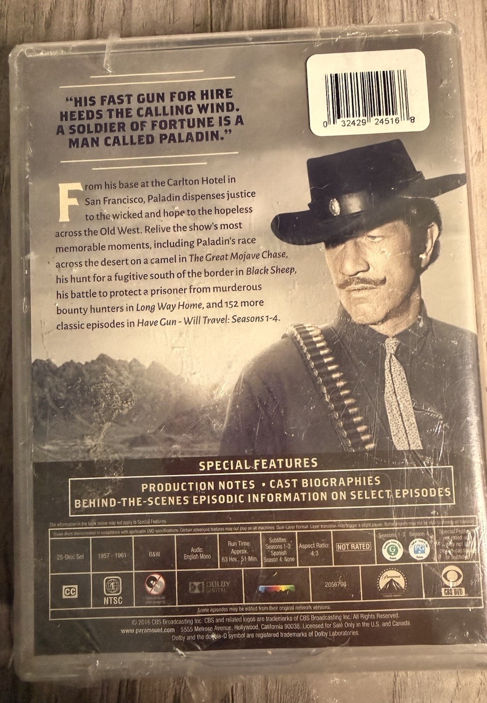 Have Gun Will Travel TV Series Complete Seasons 1-4 NEW DVD SET
